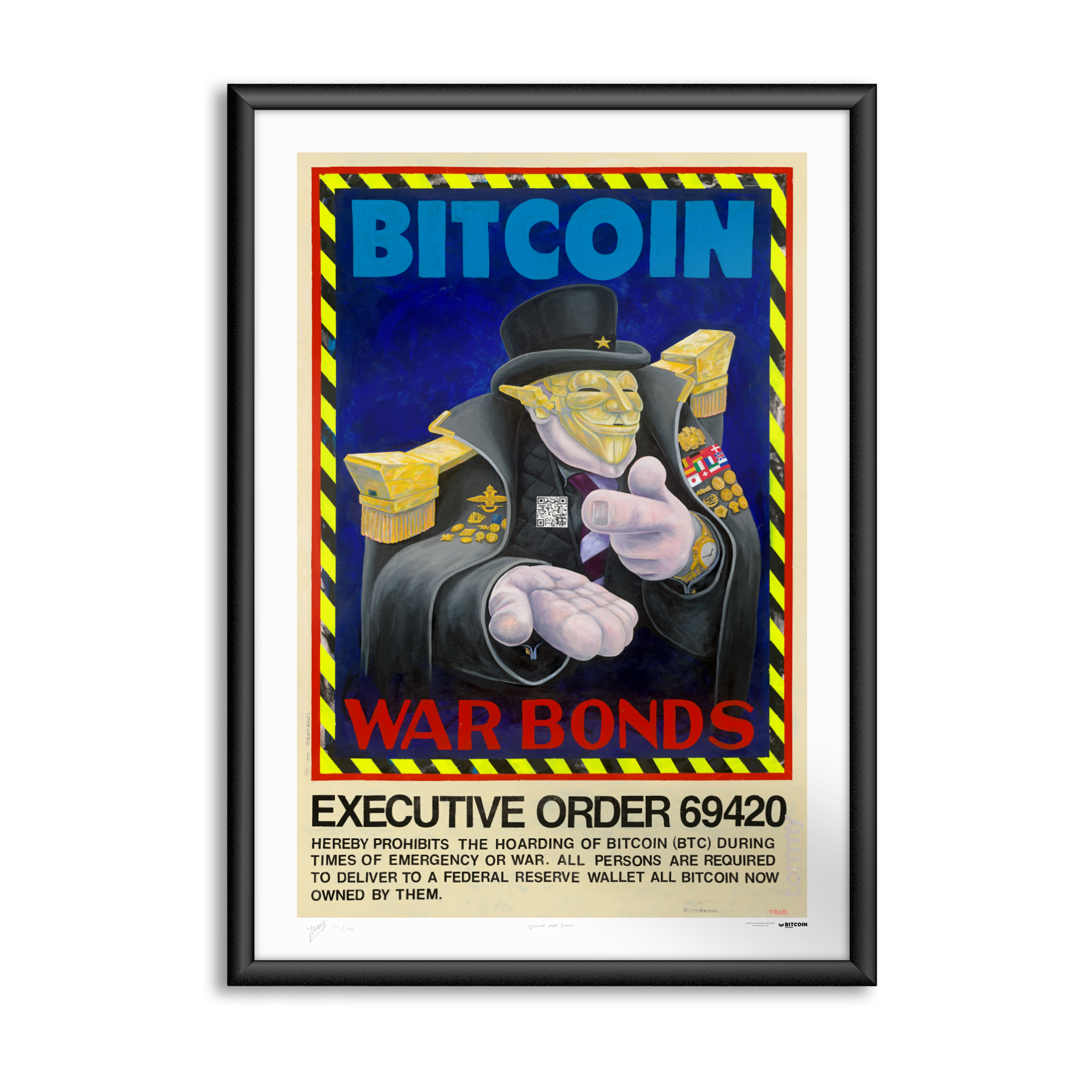 BITCOIN WAR BONDS (2022) Print (#/256) – Bitcoin Magazine
