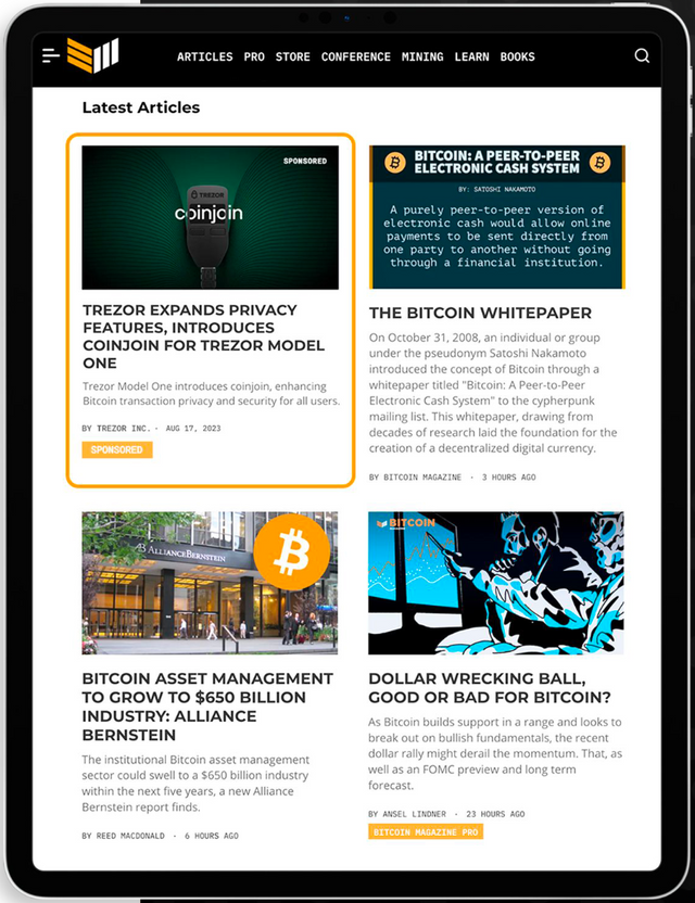 Sponsored Native Post - Bitcoin Magazine