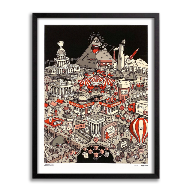 Fiat Land by Marcus Connor print