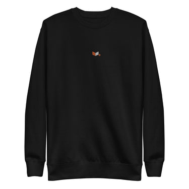 Small Logo Embroidered Unisex Premium Sweatshirt - Bitcoin Magazine