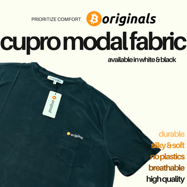 Cupro Modal Bitcoin Originals Pocket Tee - Bitcoin Magazine