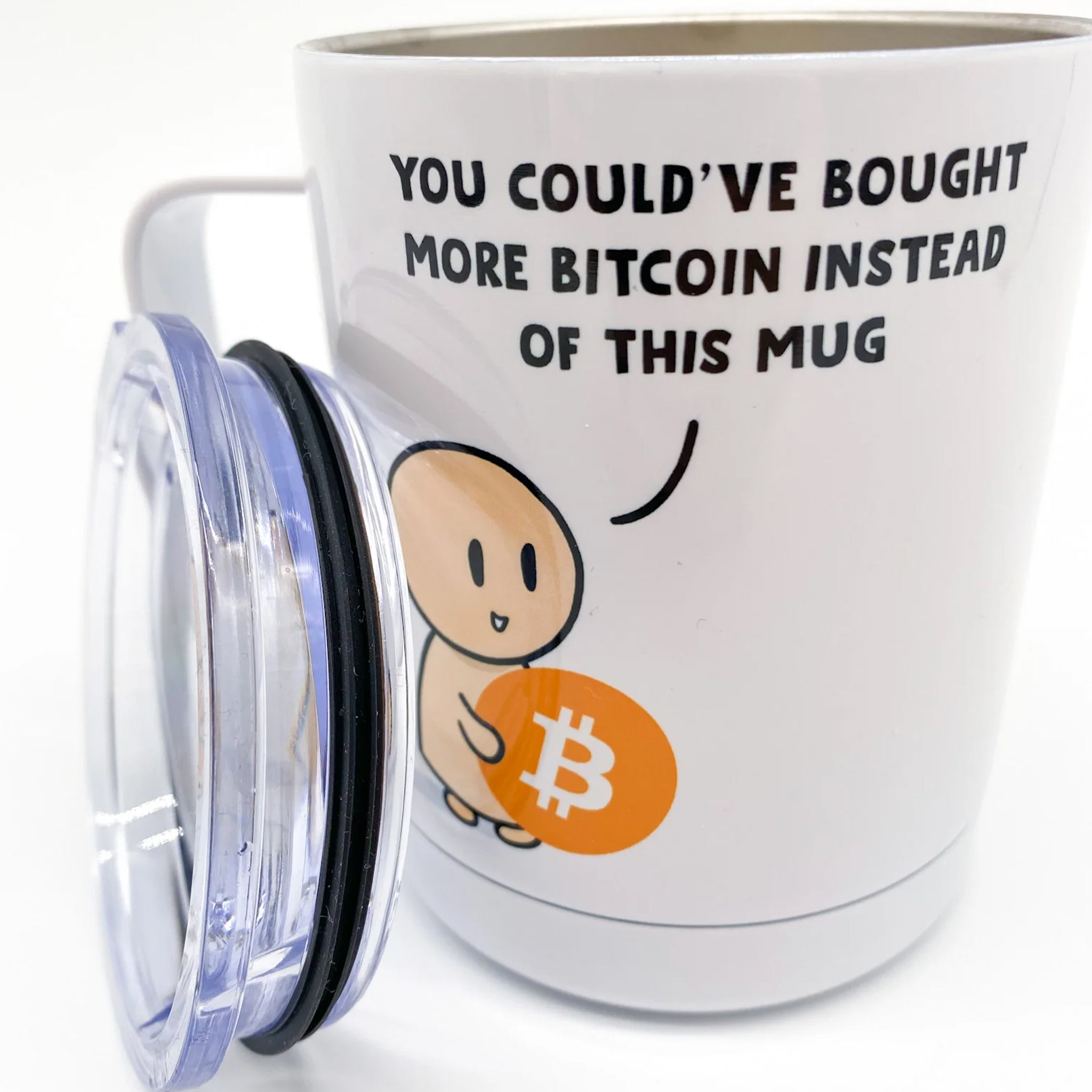 The Little HODLer Enamel Mug - Bitcoin Magazine