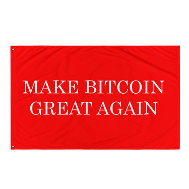 Make Bitcoin Great Again Flag