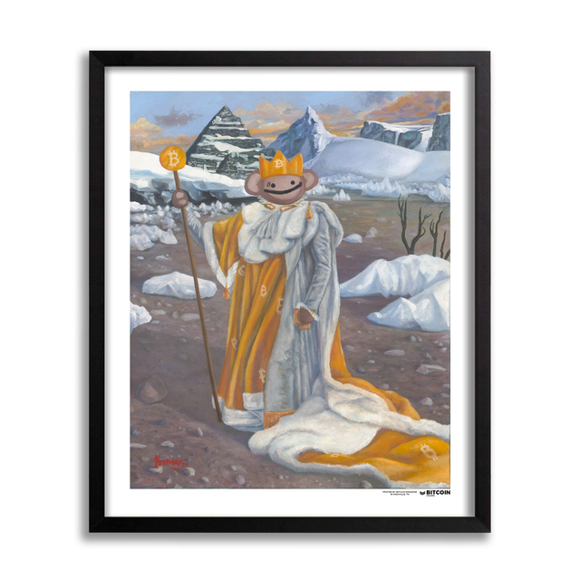 WORLD•LOVE•BITCOIN•PEACE (2024) Print (#/69)