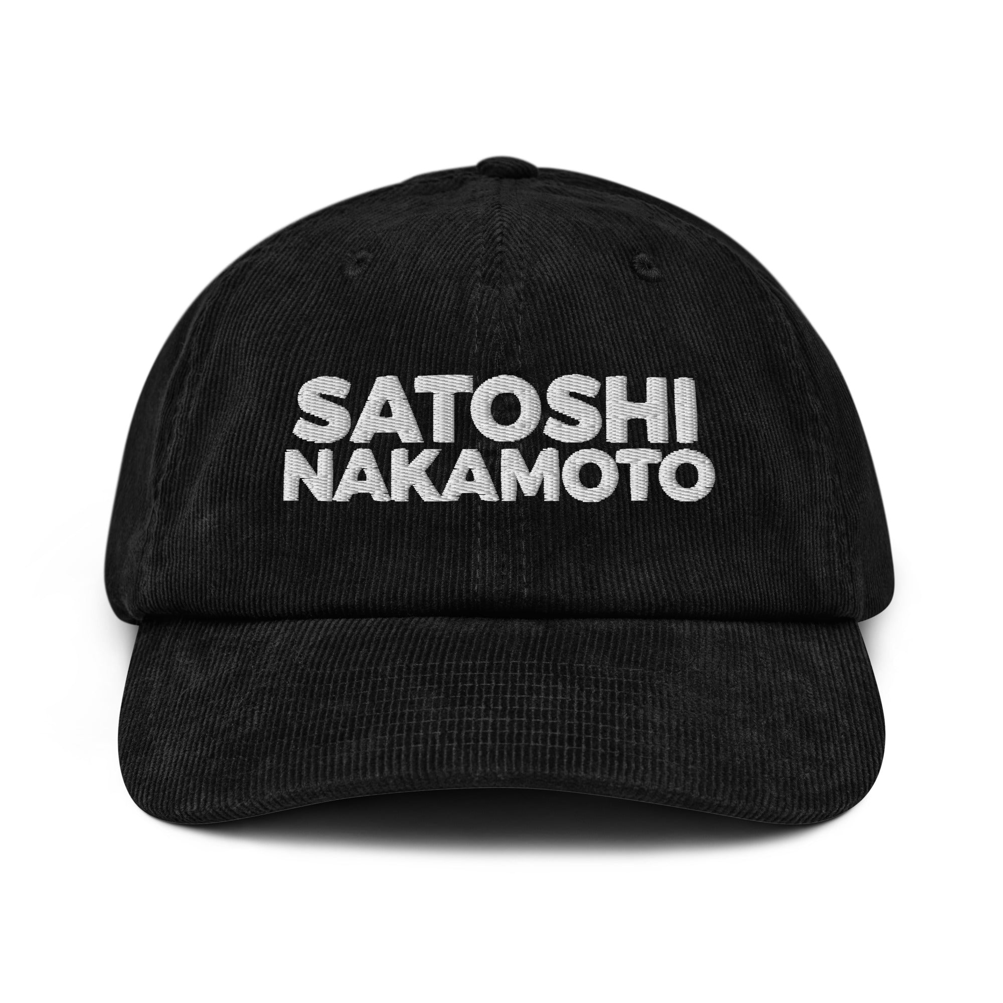SATOSHI NAKAMOTO Corduroy hat - Bitcoin Magazine