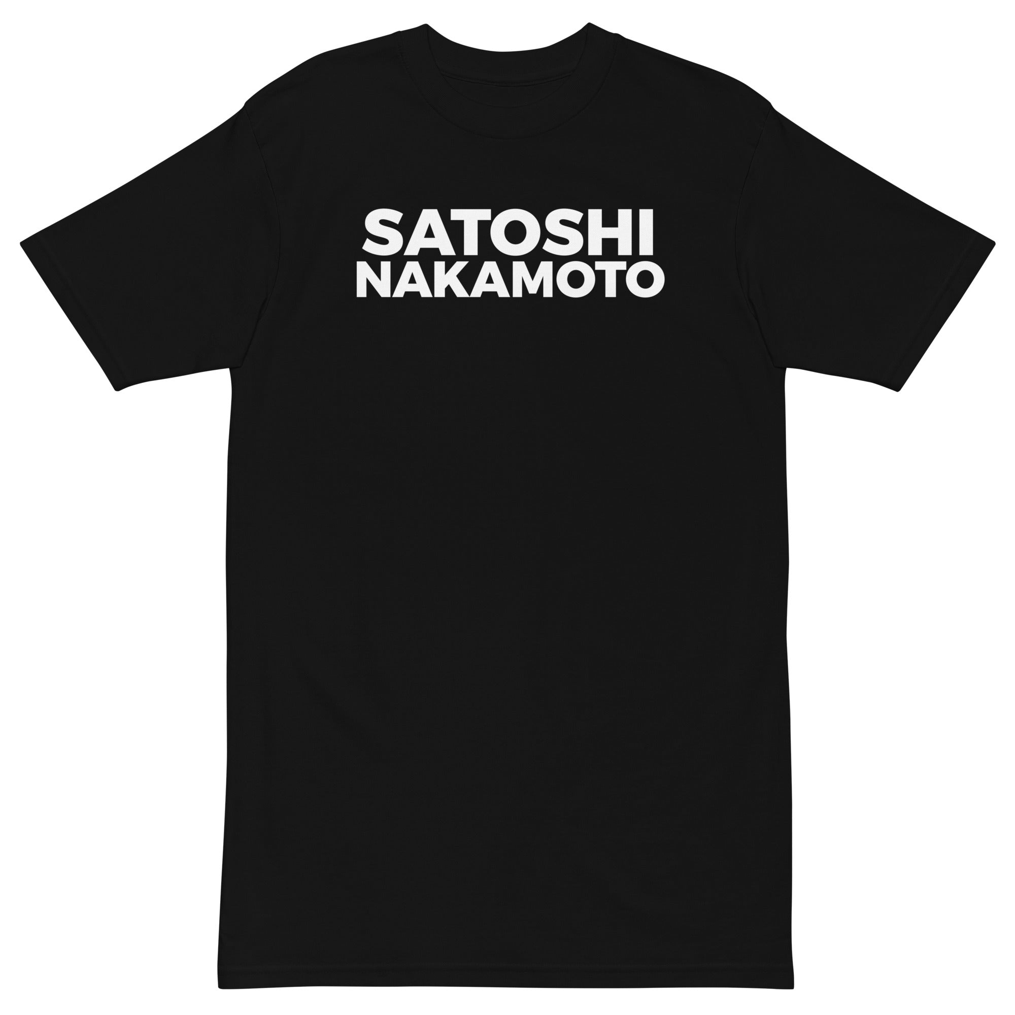 SATOSHI NAKAMOTO Premium Heavyweight T-shirt - Bitcoin Magazine