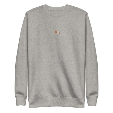Small Logo Embroidered Unisex Premium Sweatshirt - Bitcoin Magazine